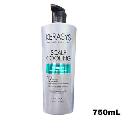 Kerasys Hair Clinic Shampoo - Scalp Cooling 750mL