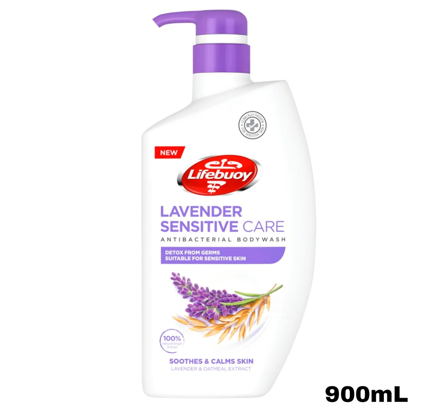 Lifebuoy Antibacterial Body Wash -  Lavender Sensitive Care 900mL