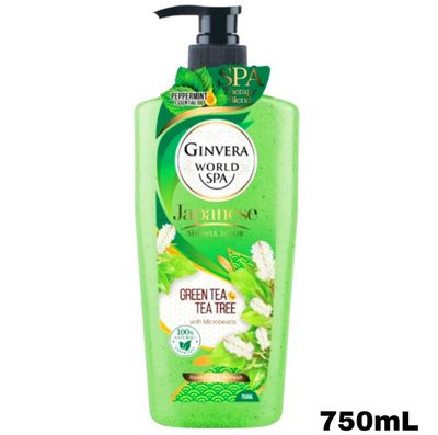 Ginvera Shower Scrub - Green Tea Tree 750mL