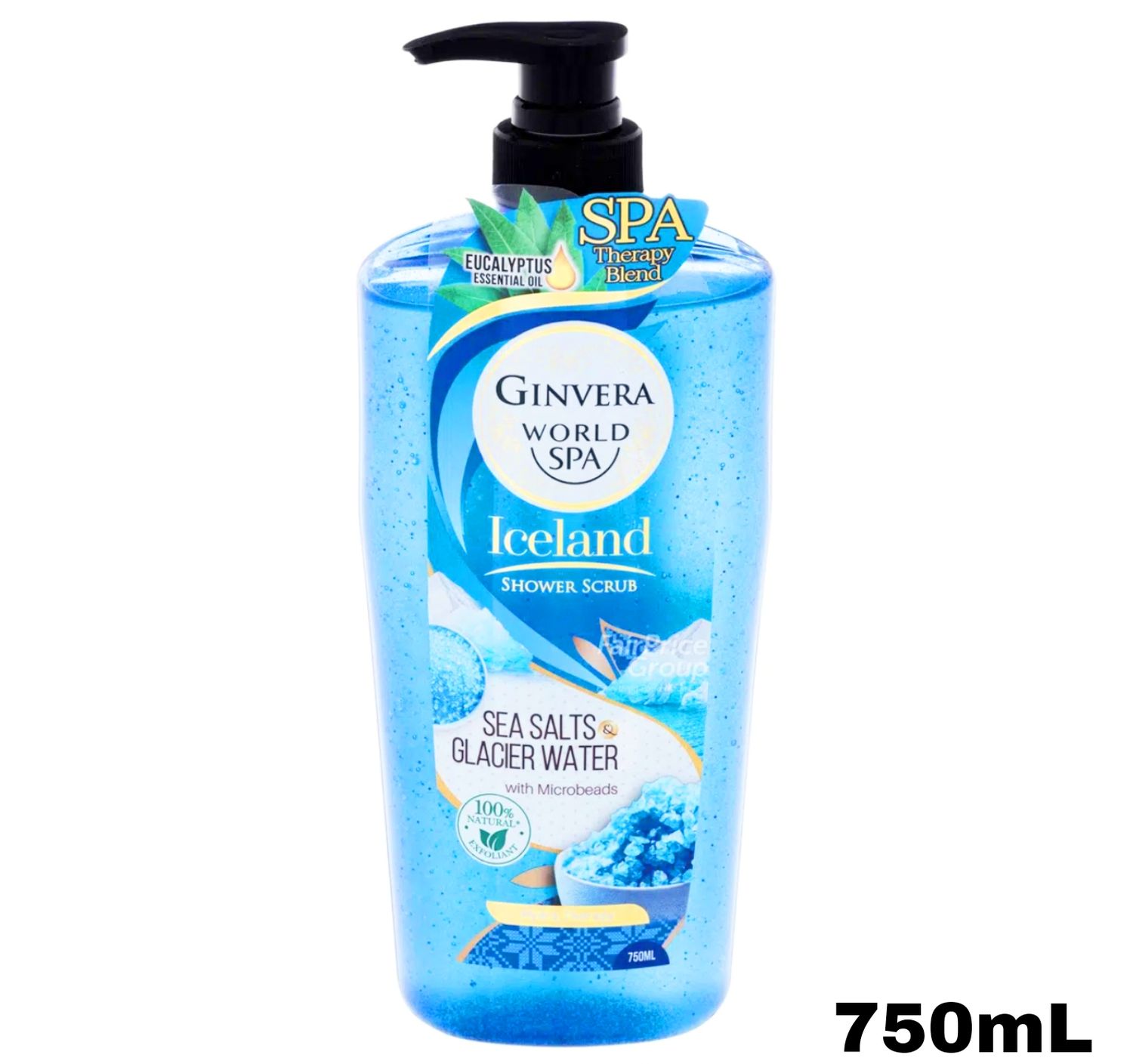 Ginvera Shower Scrub - Iceland 750mL