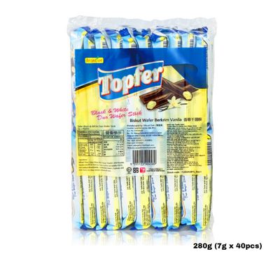Topfer Black &amp; White Duo Wafer Stick 280g
