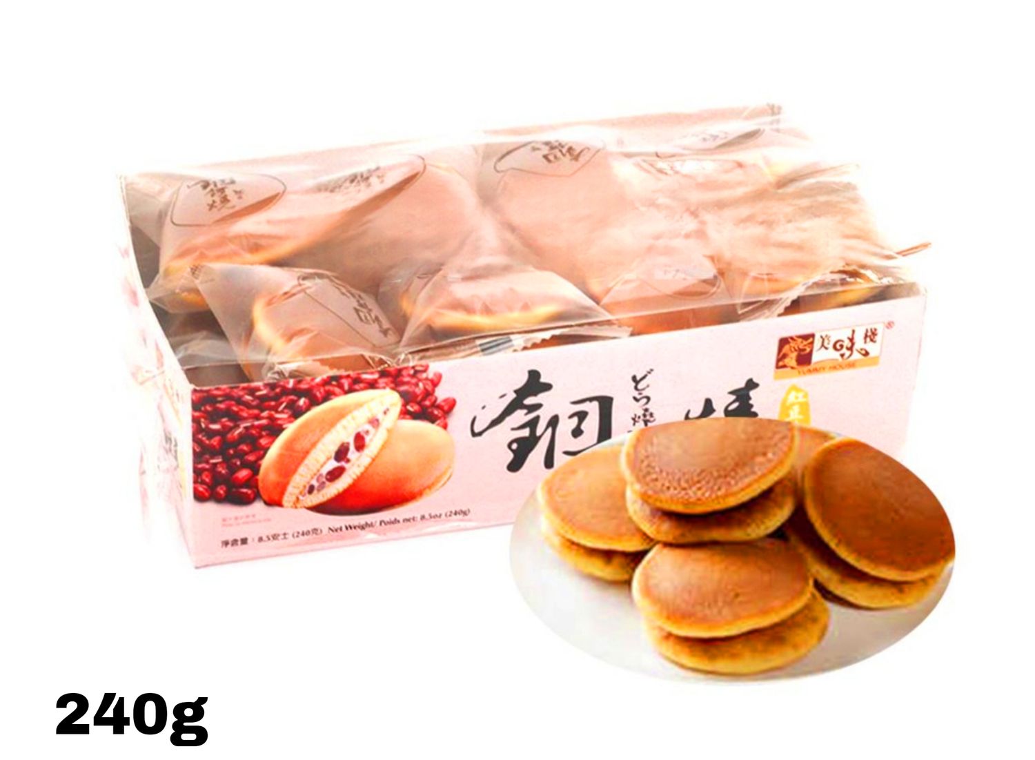 Yummy House Dorayaki with Red Bean Filling 240g
