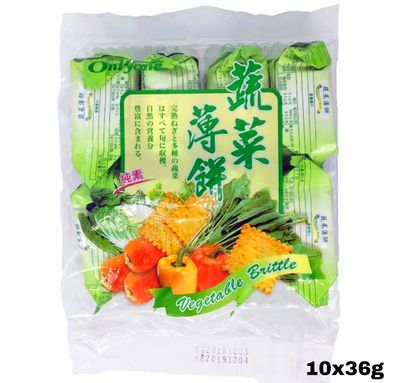 Leo Brand Vegetable Brittle Biscuits 36g x 10pcs Inside
