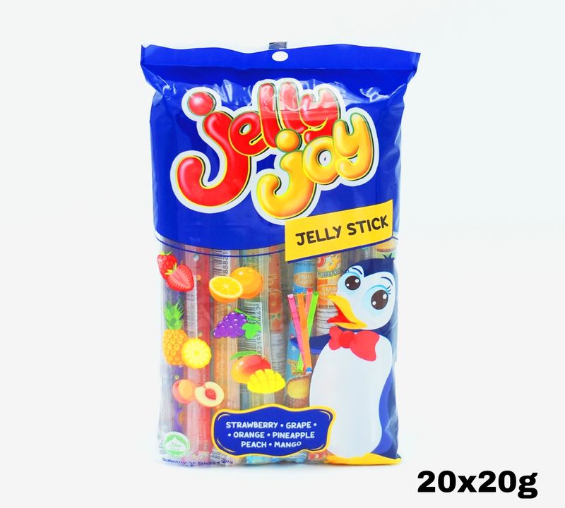 Jelly Joy Jelly Stick Assorted Flavours 20g x 20pcs Inside