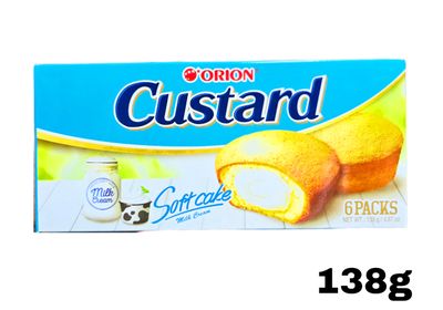 Orion Custard SoftCake Milk Cream 138g