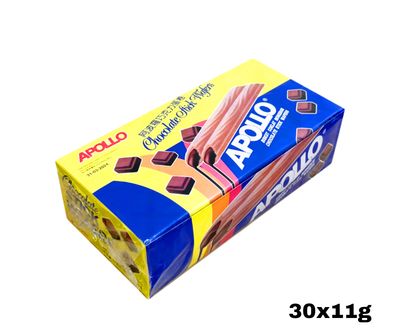 Apollo Chocolate Stick Wafer 11g x 30pcs Inside