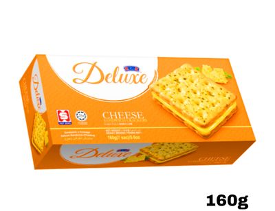 Kerk Deluxe Cheese Sandwich Crackers 168g