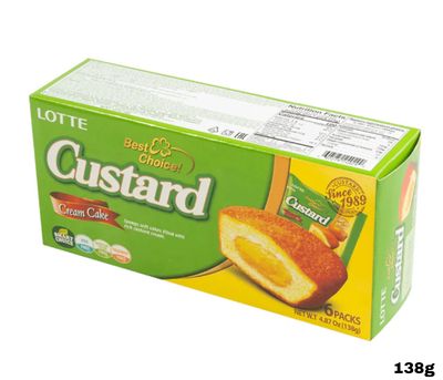 Lotte Custard Cream Cake 138g