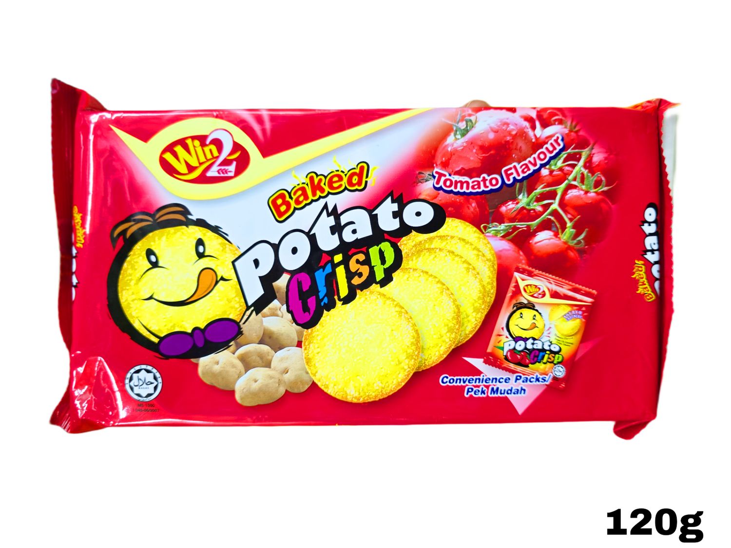 Win2 Baked Potato Crisp - Tomato Flavour 120g