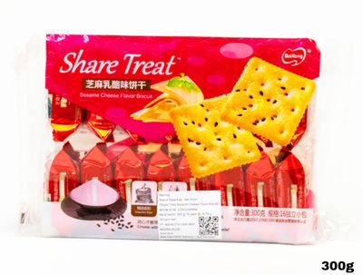 Bairong Share Treat - Sesame Cheese Flavor Biscuit 300g