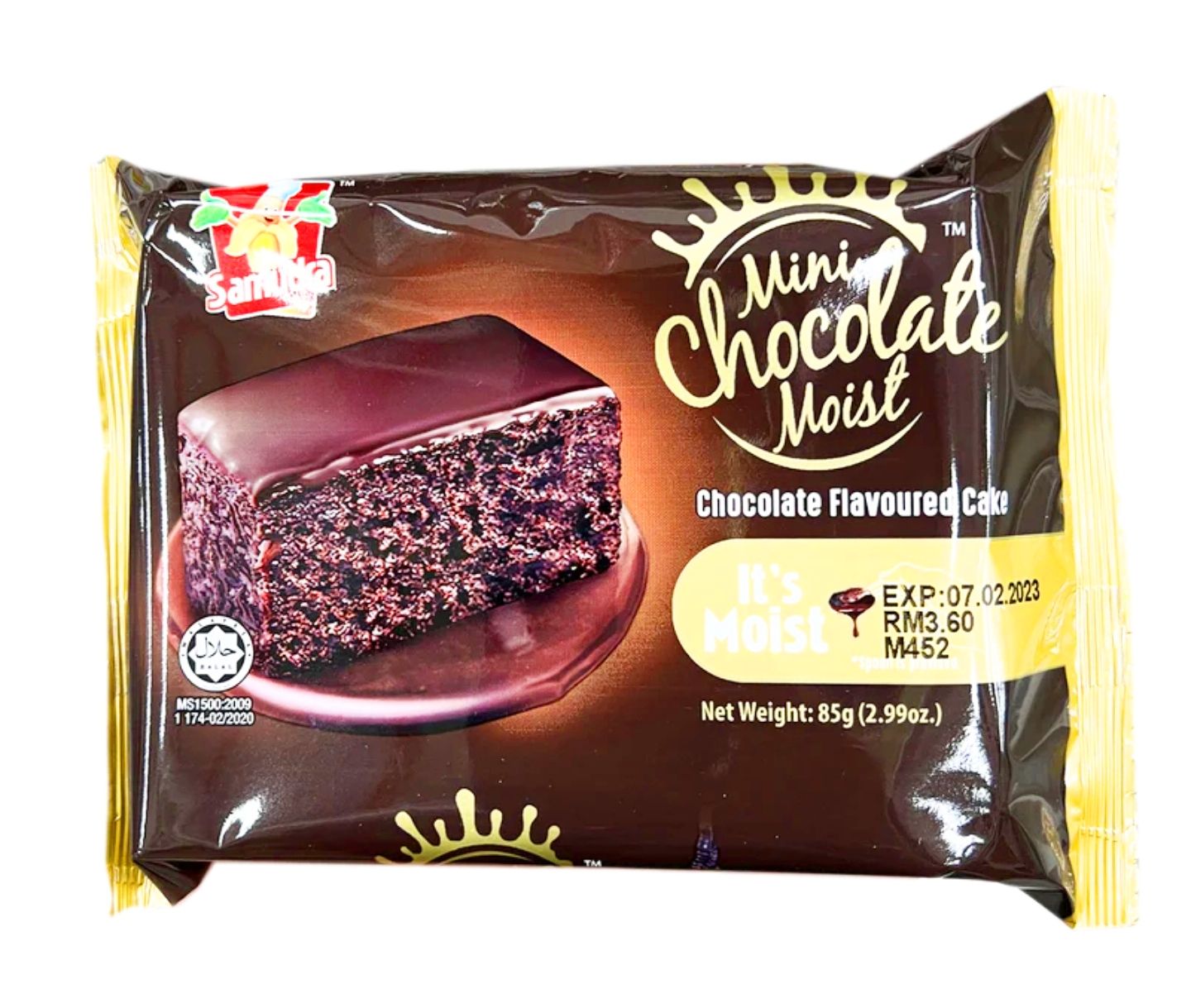 Samudra Mini Chocolate Moist Cake 85g