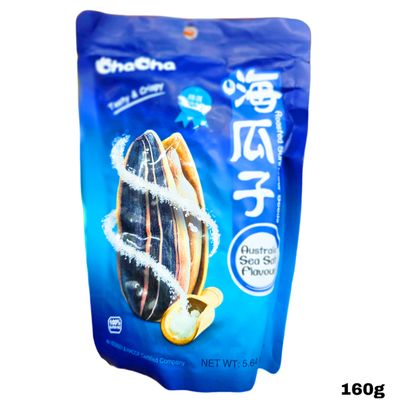 ChaCha Premium Roasted Sunflower Seeds, Australia Sea Salt, 160g