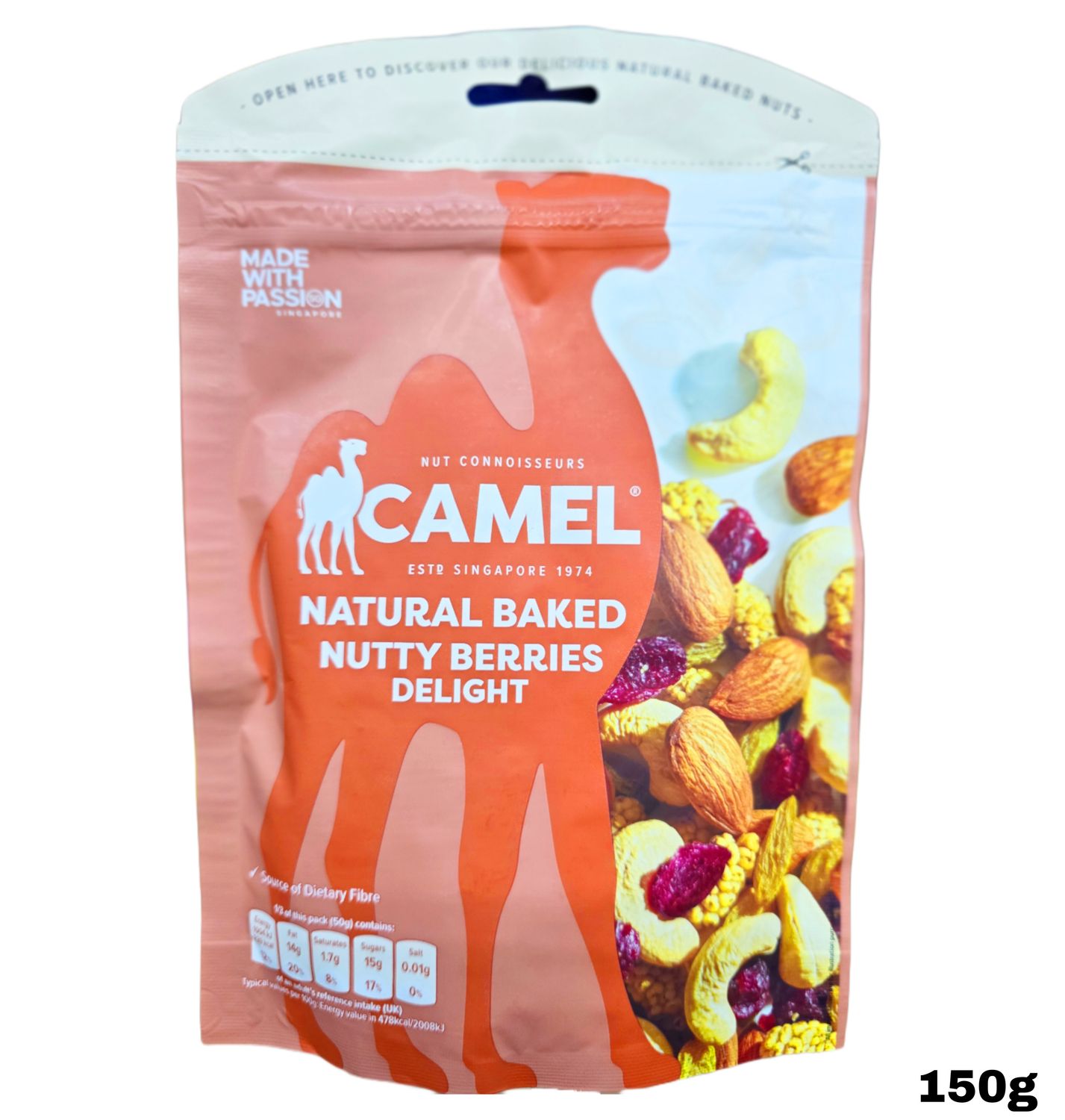 Camel Natural Baked Nutty Berries delight 150g