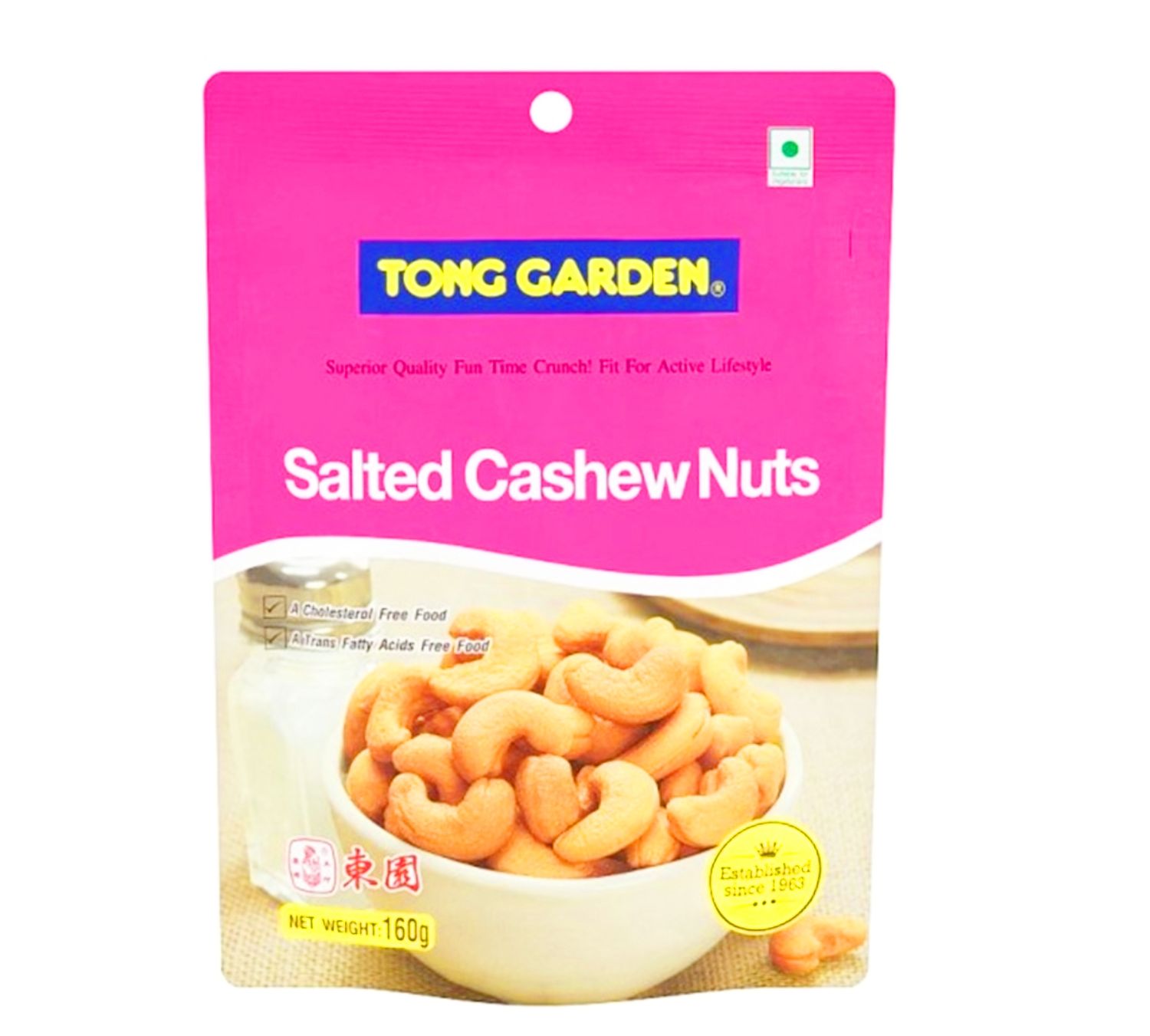 Tong Garden Salted Cashew Nuts 160g