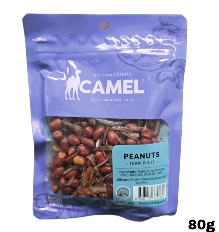 Camel Peanuts ikan Bilis 80g