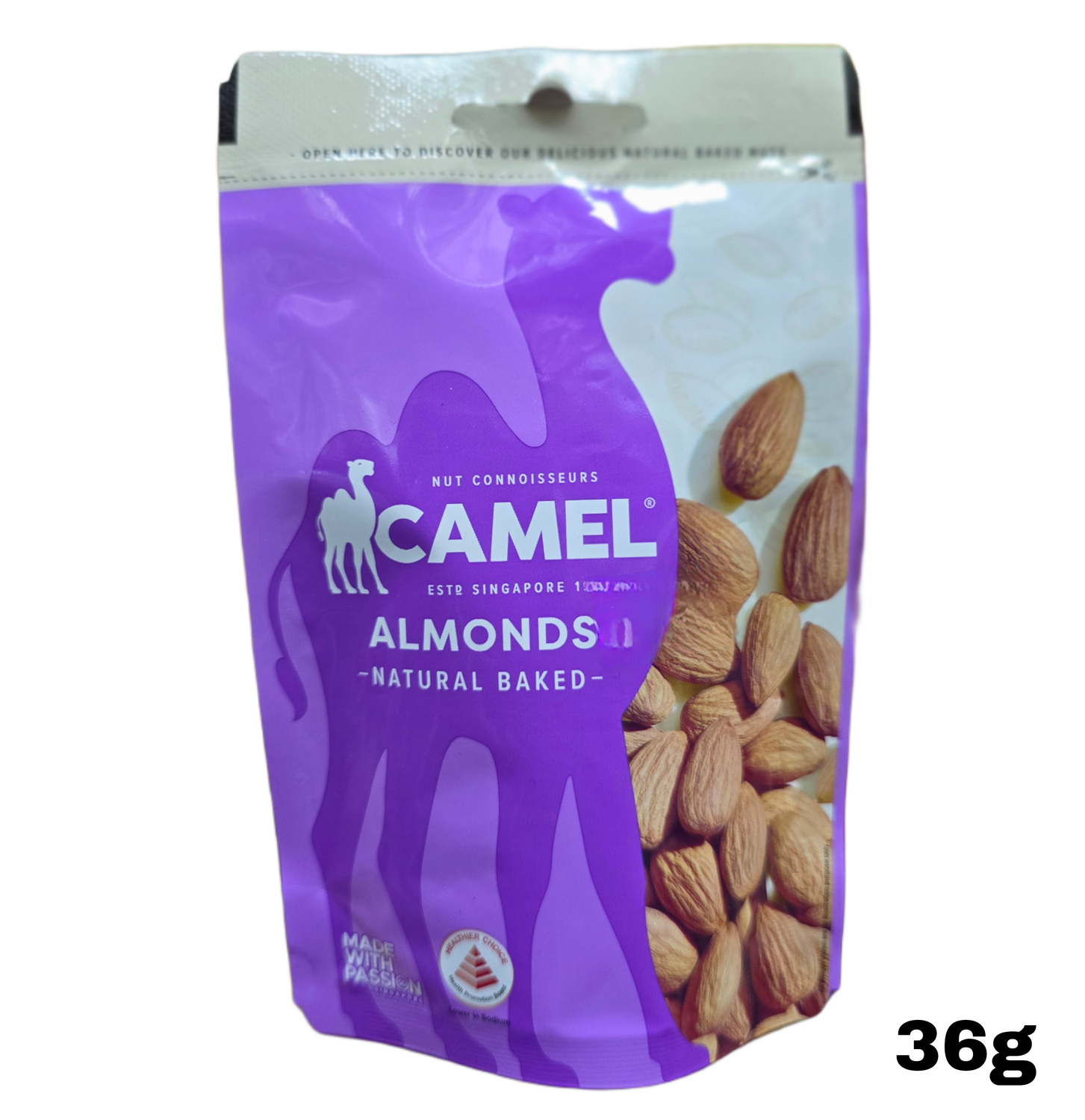 Camel Almonds Natural Baked 36g