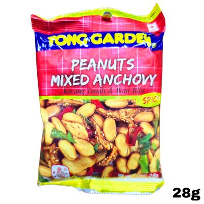 Tong Garden Peanuts Mixed Anchovy 28g