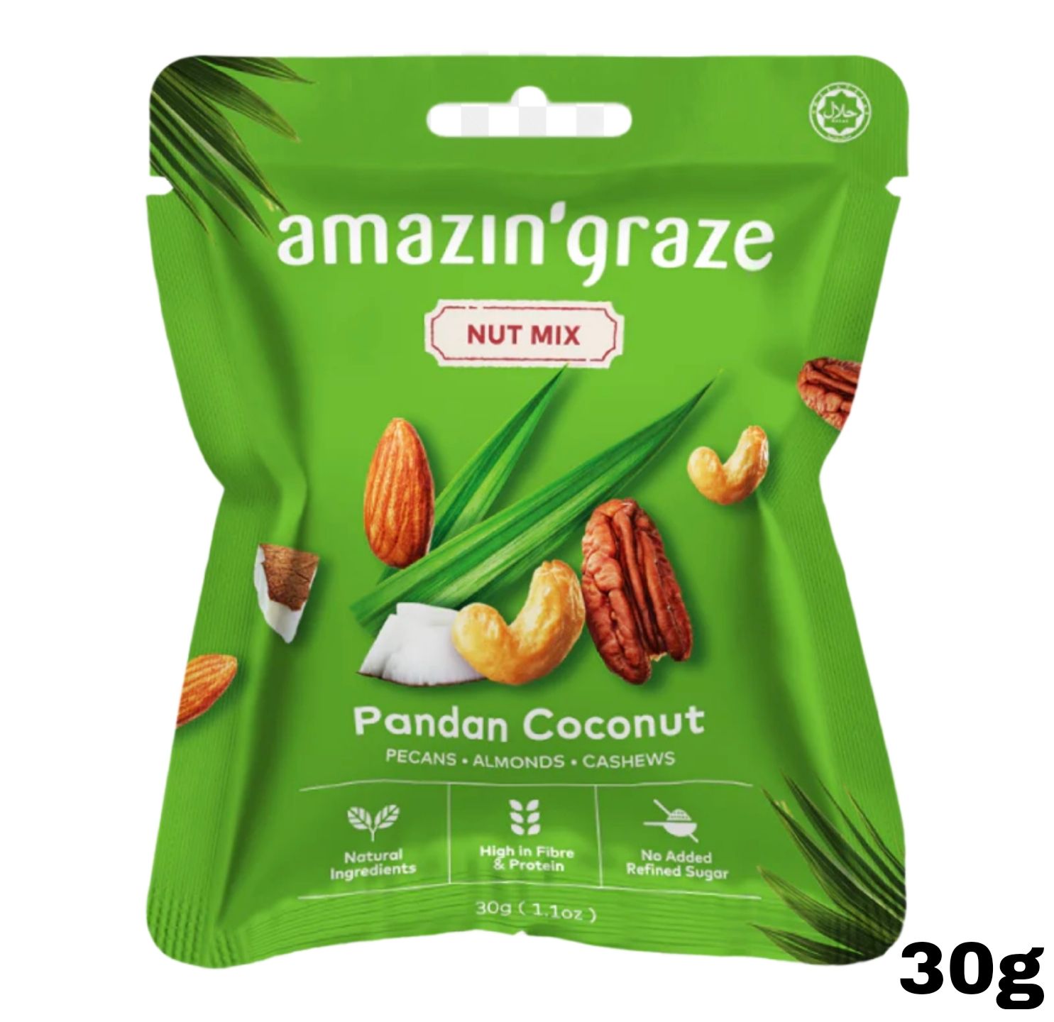 Amazin&#39; Graze Pandan Coconut Nut Mix 30g