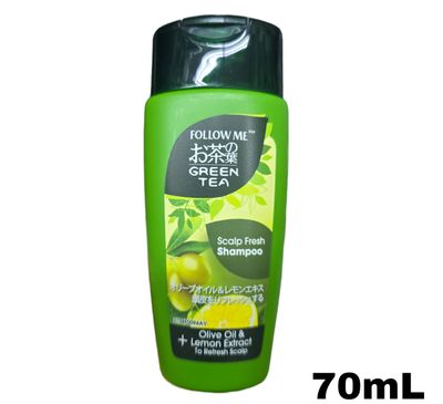 FOLLOW ME GREEN TEA SCALP CARE OLive Oil &amp; Lemon Extract  SHAMPOO 70g