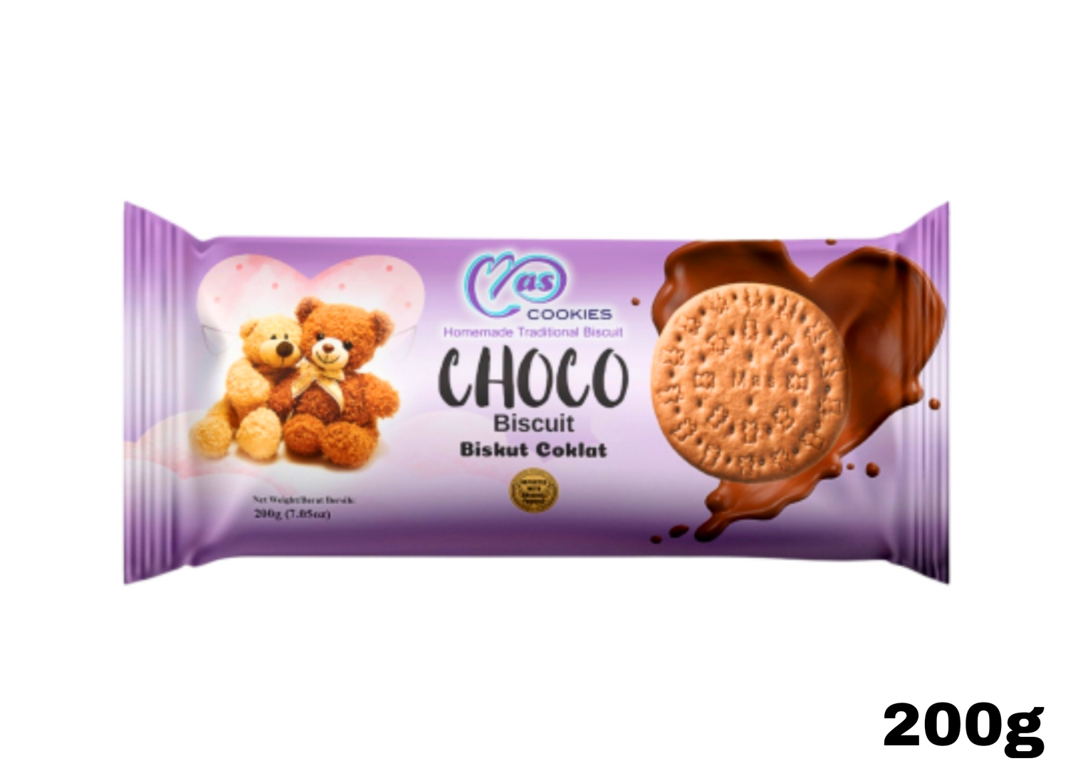 Mas Cookies Choco Biscuit 200g