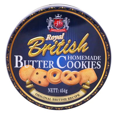 Royal British Butter Cookies Homemade 454g
