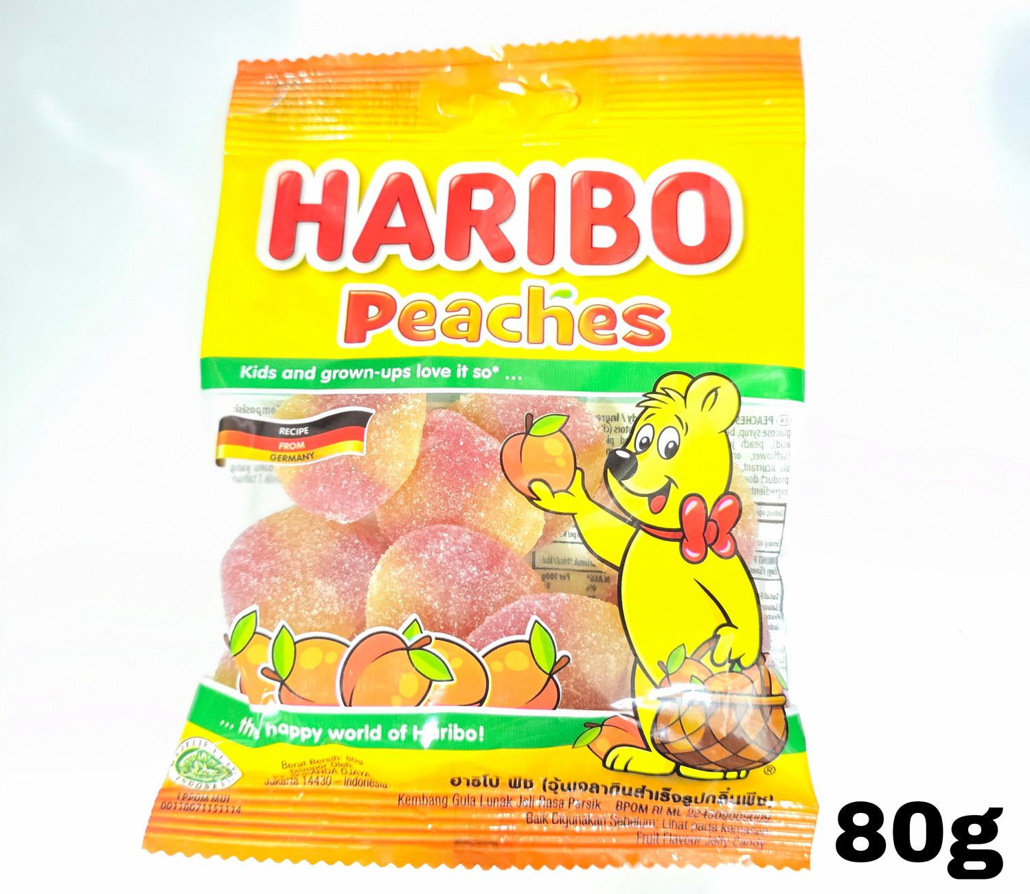 Haribo Peaches 80g