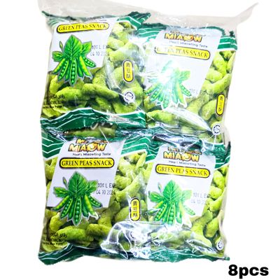 MIAOW MIAOW Green Peas Snacks 10g x 8pcs