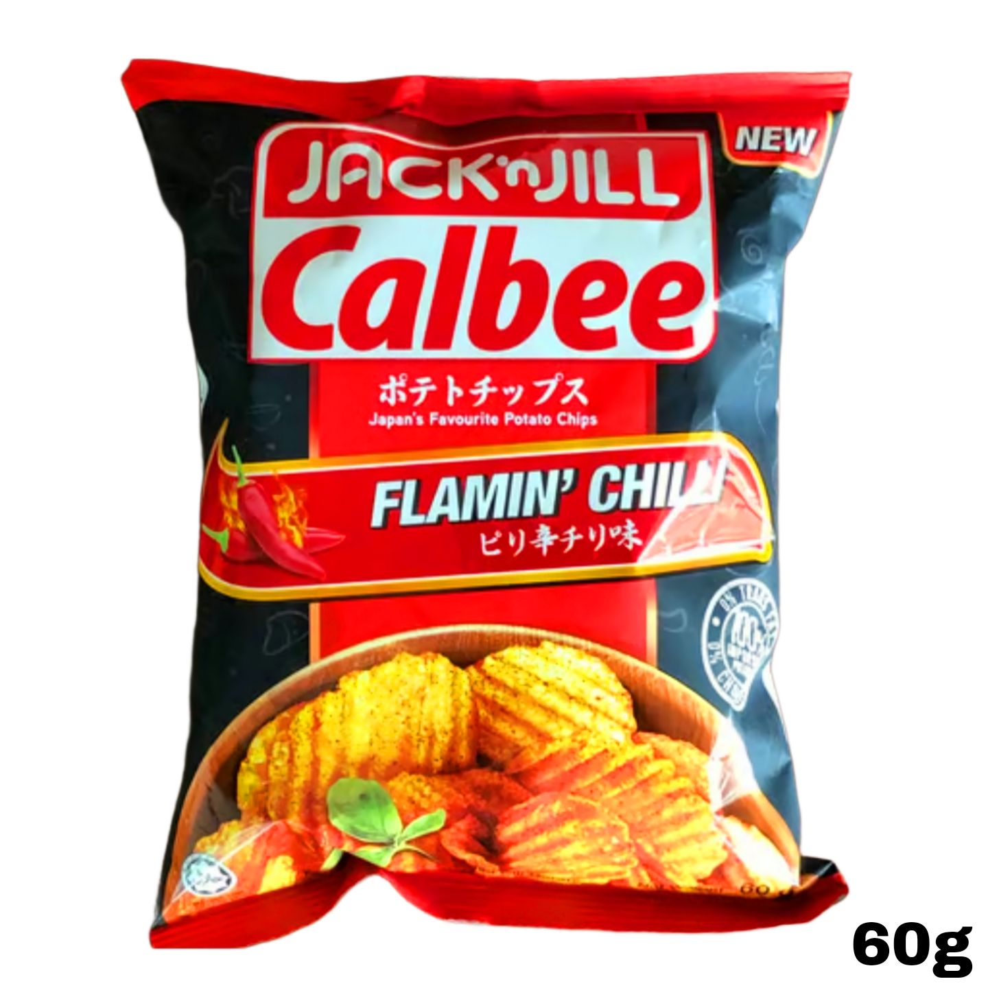 Jack n Jill Calbee Flamin chilli 60g