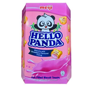 Meiji Hello Panda Strawberry Biscuit 260g