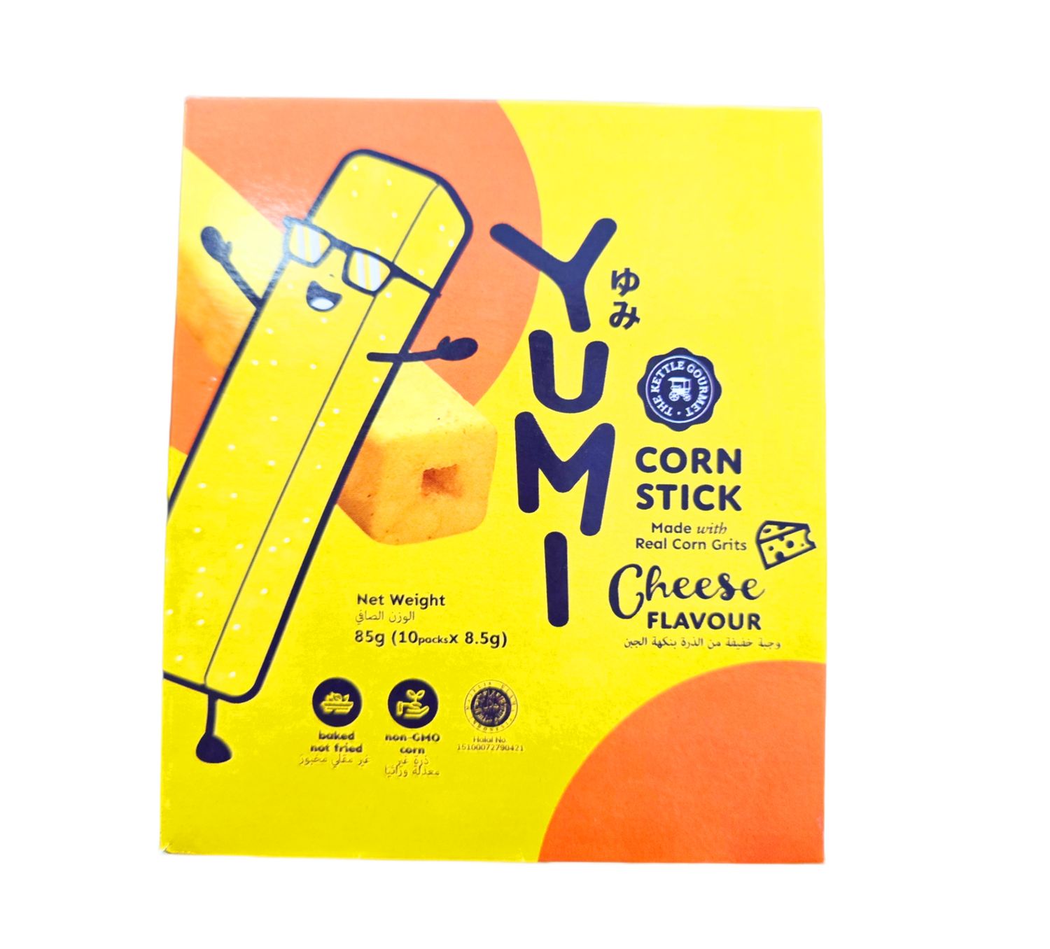 Yumi Corn Stick BBQ Cheese Flavour 85g