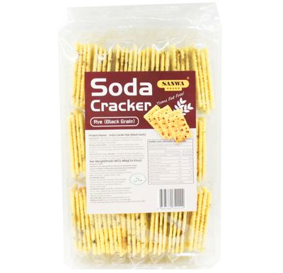 Sanwa Soda Cracker (Black Oat) 480g