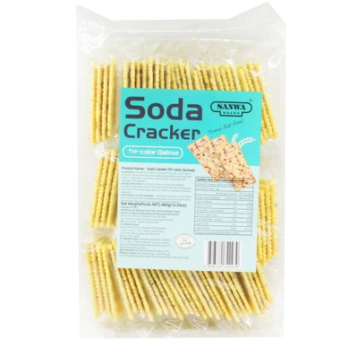 Sanwa Soda Cracker (Tri Color Quinoa) 480g