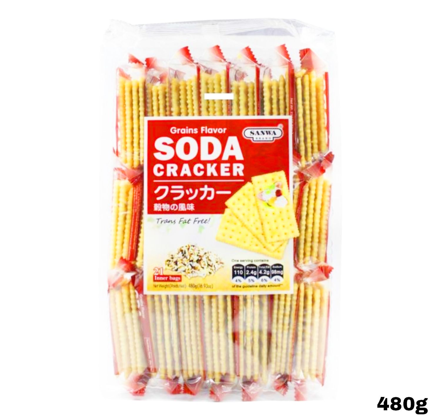 Sanwa Soda Cracker (Grains) 480g