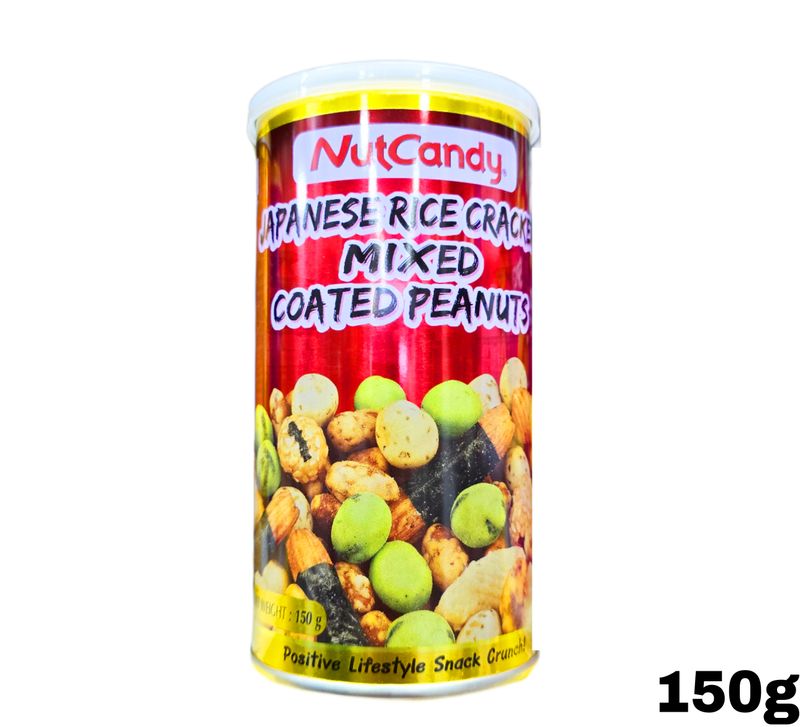 Nut Candy Japanese Rice Cracker Mixed Coated Peanuts 150g