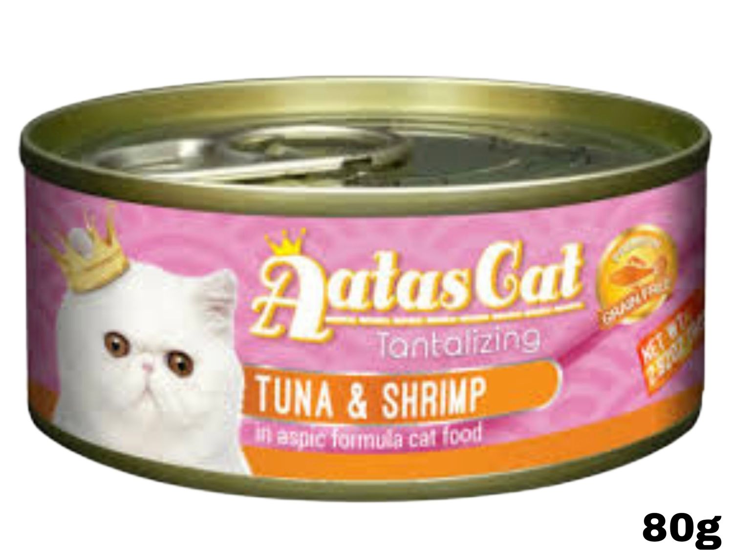 Aatas Cat Tuna &amp; Shrimp 80g 10pcs