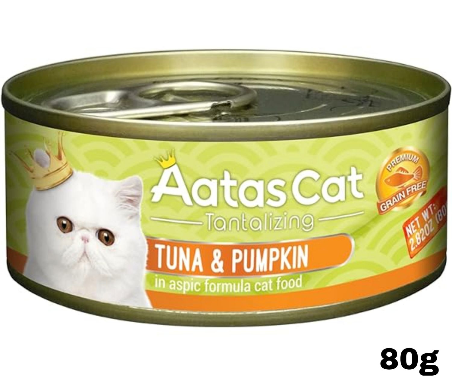 Aatas Cat Tuna &amp; Pumpkin 80g 10pcs