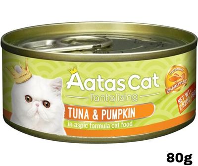 Aatas Cat Tuna &amp; Pumpkin 80g 10pcs