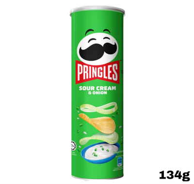 Pringles Sour Cream Onion Chips 134g