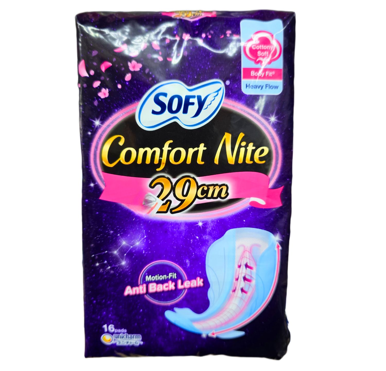 Comfort Nite - Body Fit Sofy Sanitary Pad 29cm x 16pcs