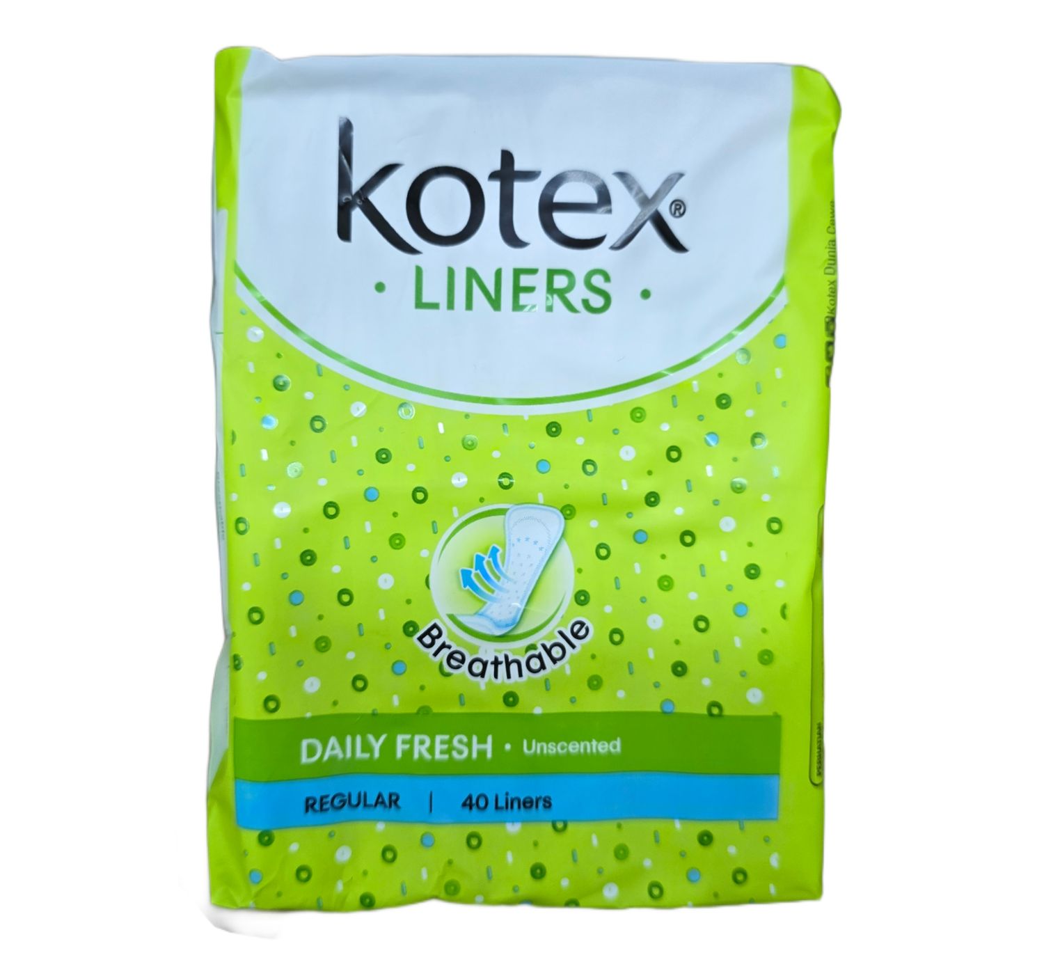 Kotex Liners Breathable Daily Fresh 40 Liners