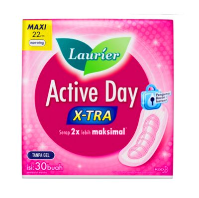Laurier Active Day Xtra 22cm 2 x 30pcs