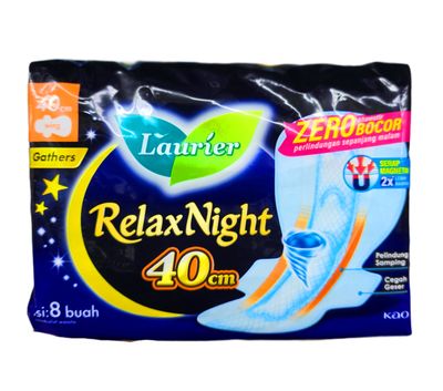 Laurier Relax Night 40cm 2 x 8pcs