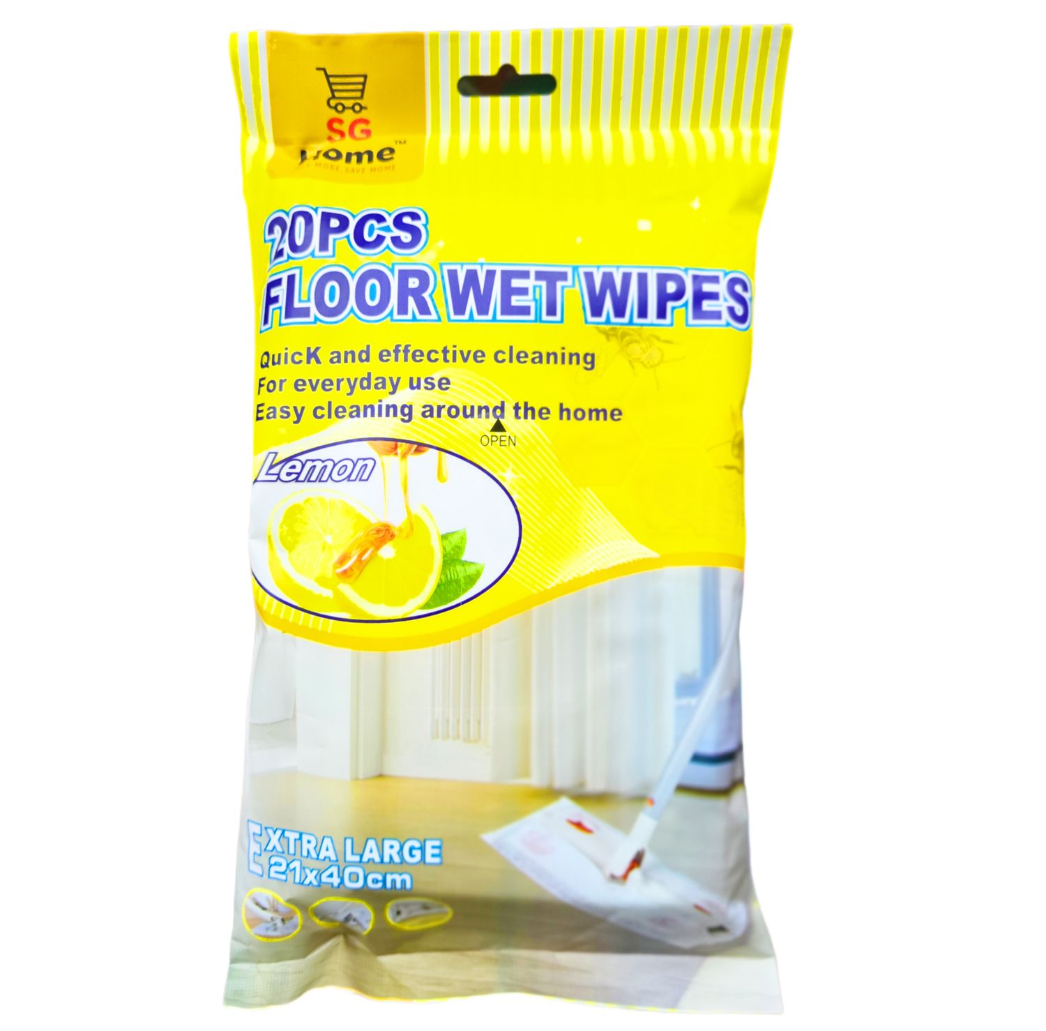 SG Home Floor Wet Wipes 20pcs