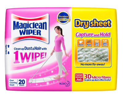 Magiclean Wiper 1 Wipe 20 Dry Sheet