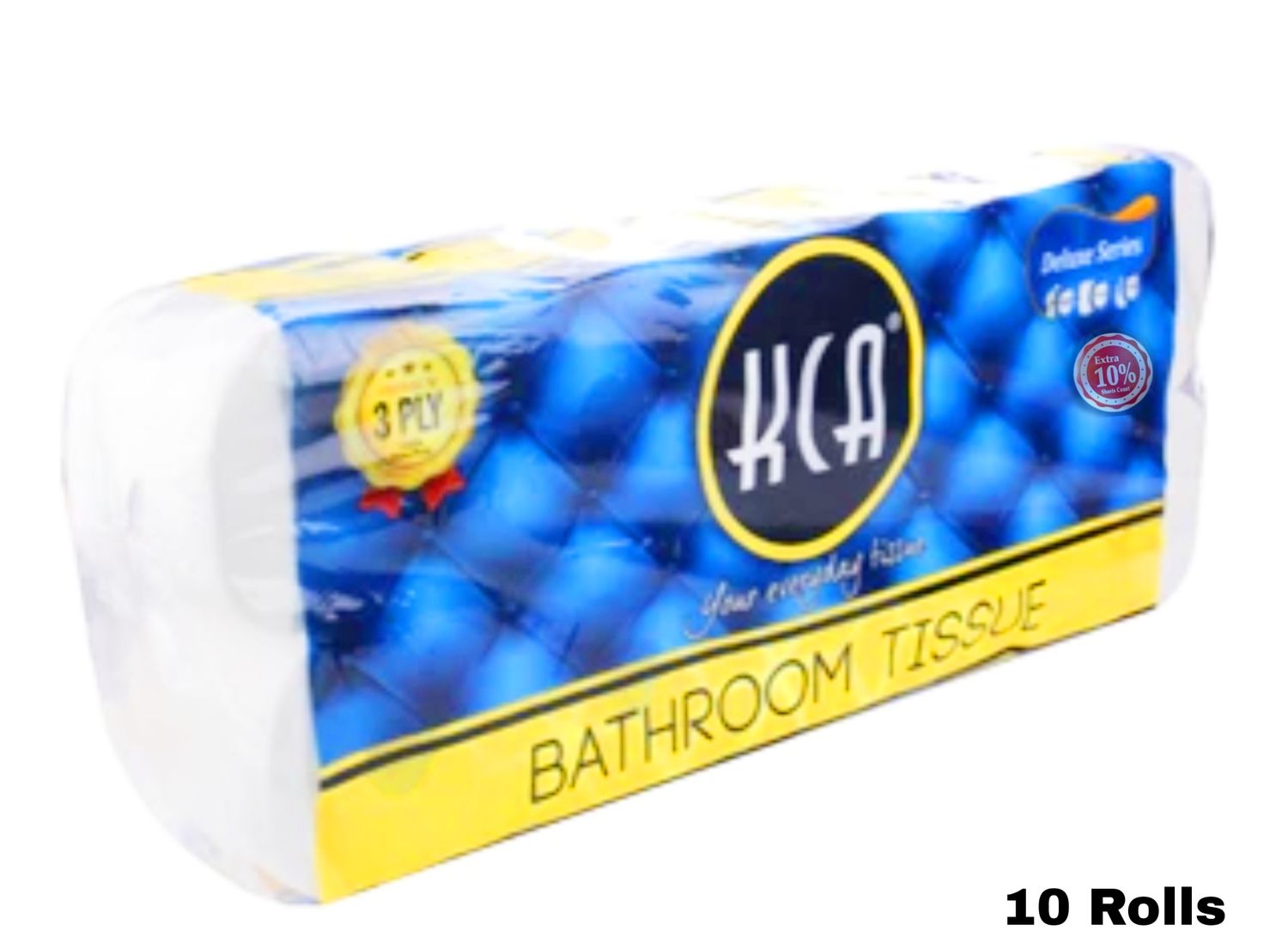 KCA Bathroom Tissue 3 Ply  10 Roll x 8000s