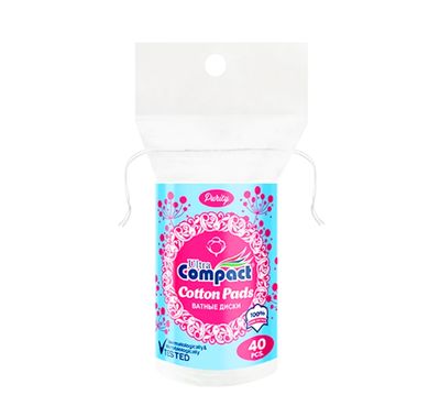 Ultra Compact Cotton Pads 40pcs