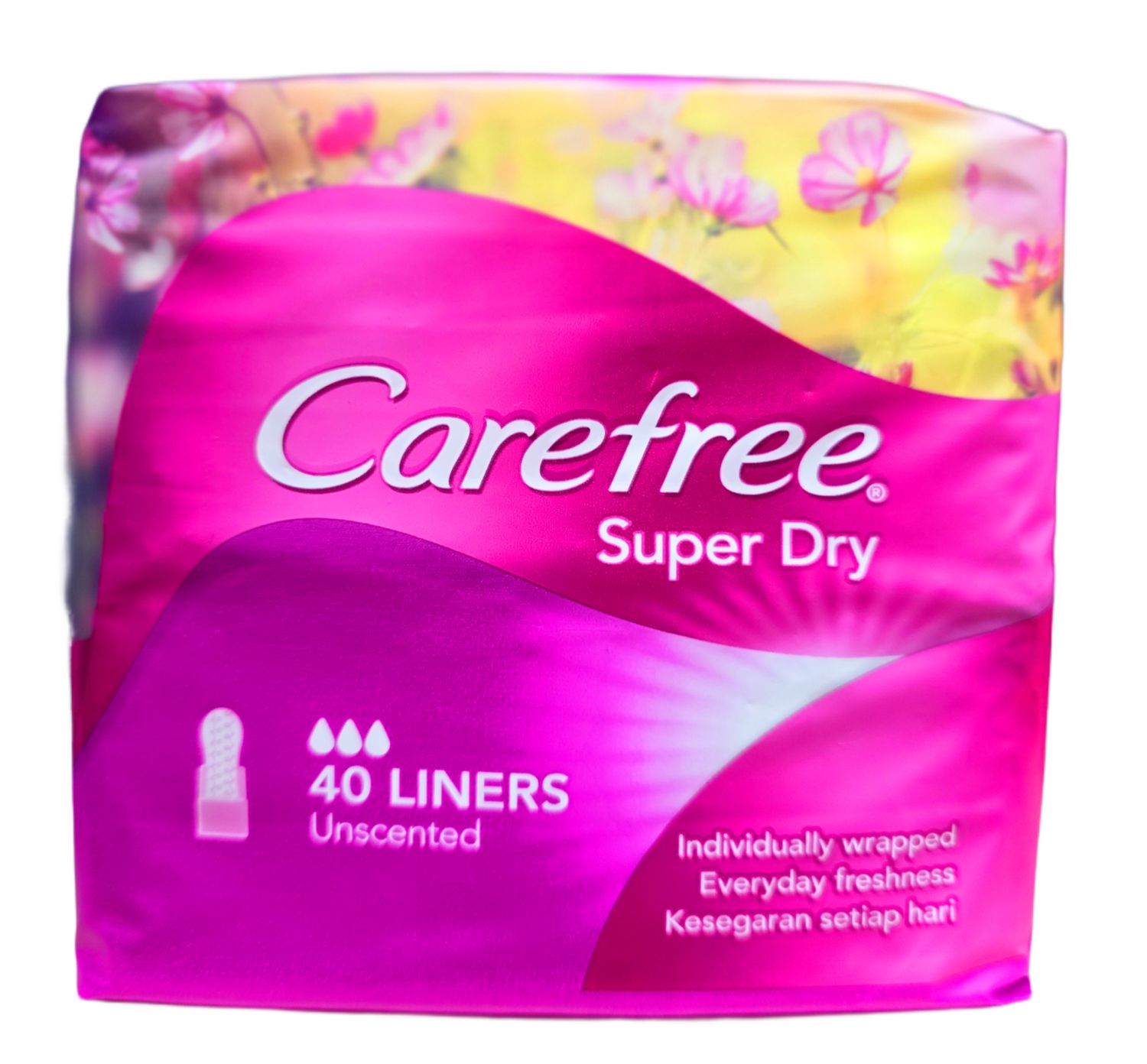 Carefree Super Dry Unscented 20 Liners