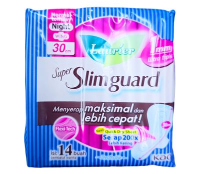 Laurier Super Slimguard -  Night Wing 30cm x 14 pcs