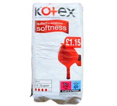 Kotex Maxi Super Sanitary Pad 14pcs