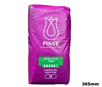 Poise Pads For Bladder Leakage - Extra Plus 36.5cm 10pcs